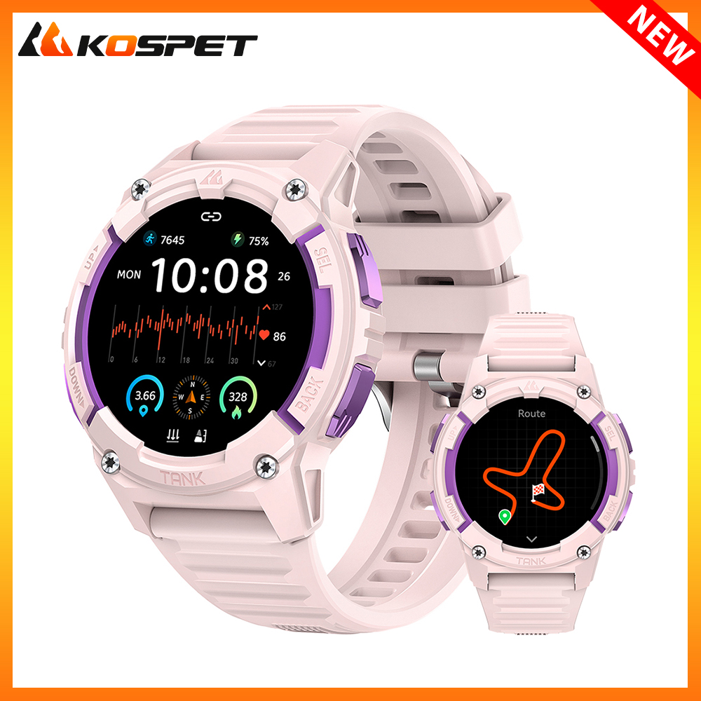 Altimeter Compass Watch - KOSPET TANK S2 GPS Smart Watches