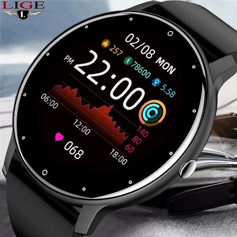 Minimalist Thin Watch - LIGE 2026 New Smart Watch Men