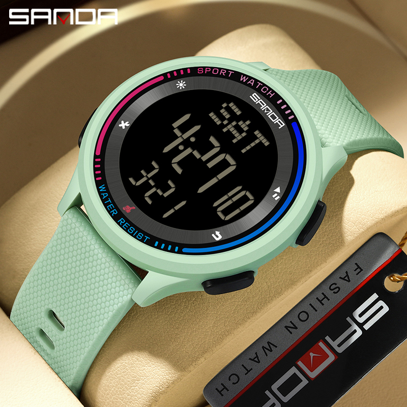 Chronograph Sport Watch - SANDA Children Fashion Digital Movement Teenager