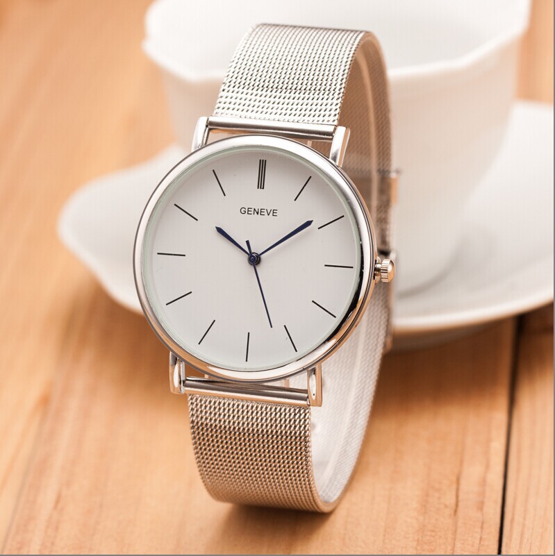Minimalist Thin Watch - New Famous Silver Casual Geneva Quartz