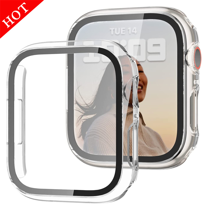 Apple Watch Band - Glass+Cover For Apple Watch Case 45mm